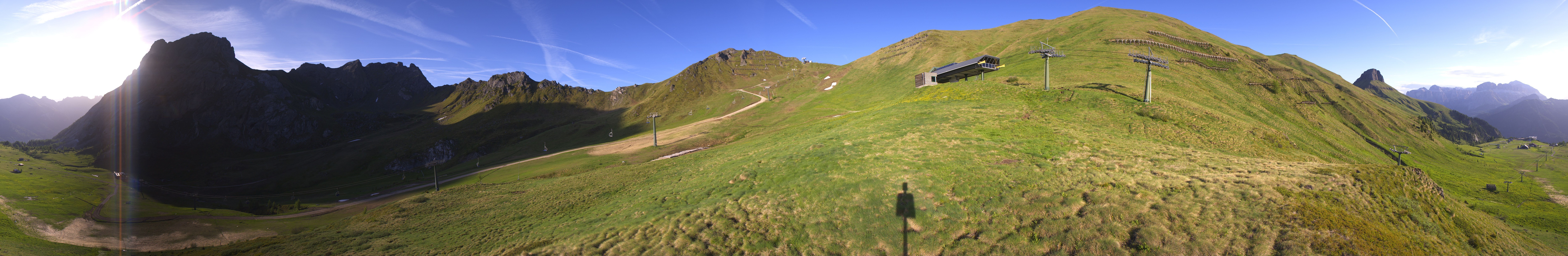 Archived image Webcam Panoramic view Fassa Valley