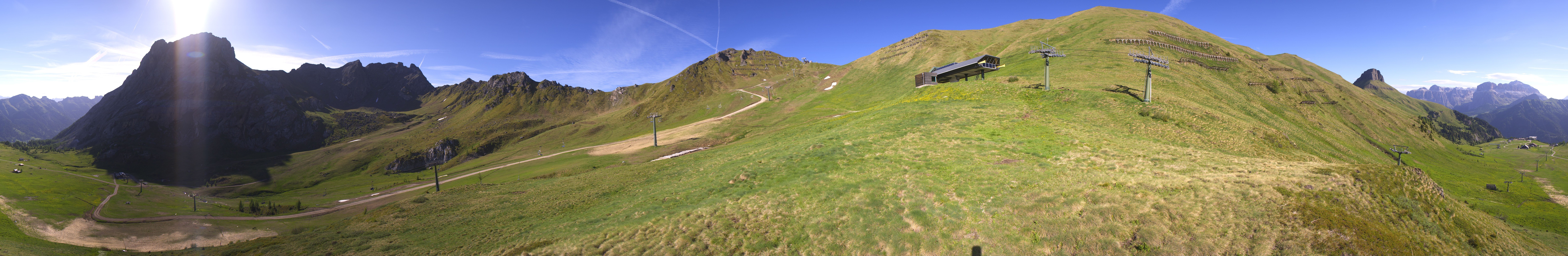 Archived image Webcam Panoramic view Fassa Valley