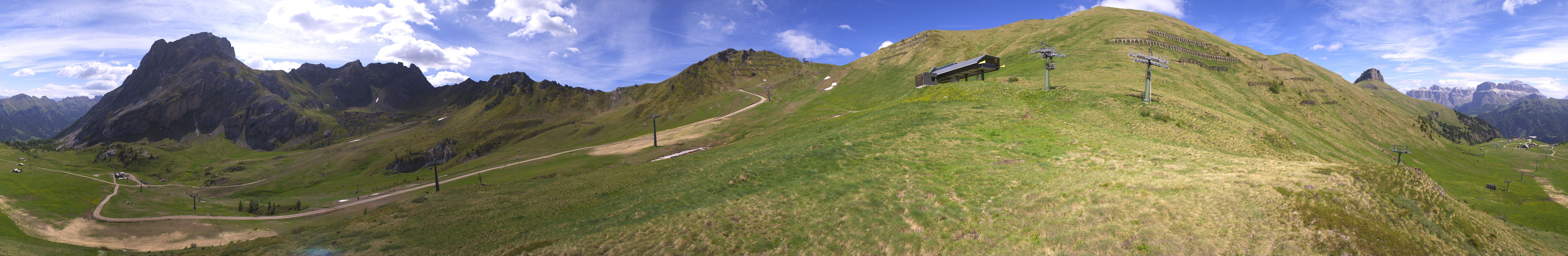 Archived image Webcam Panoramic view Fassa Valley