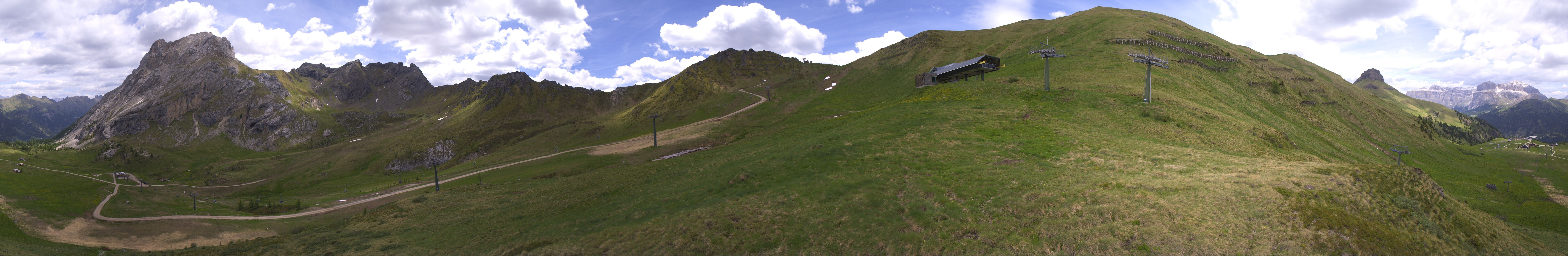 Archived image Webcam Panoramic view Fassa Valley