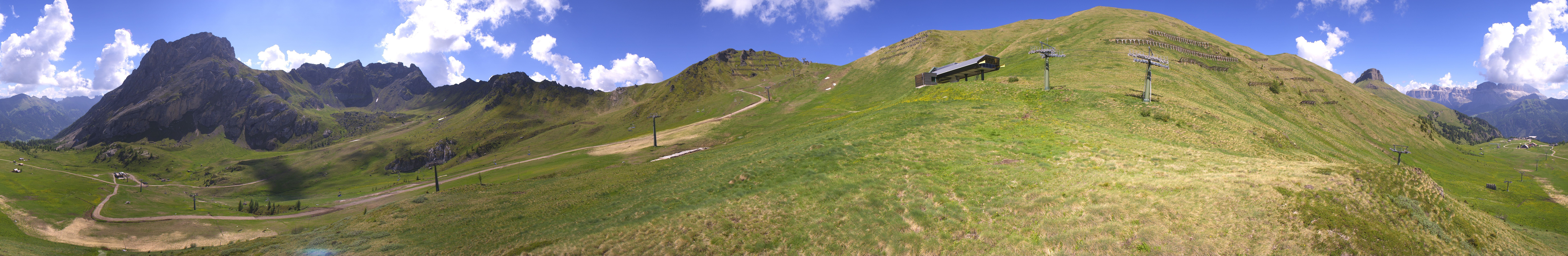 Archived image Webcam Panoramic view Fassa Valley