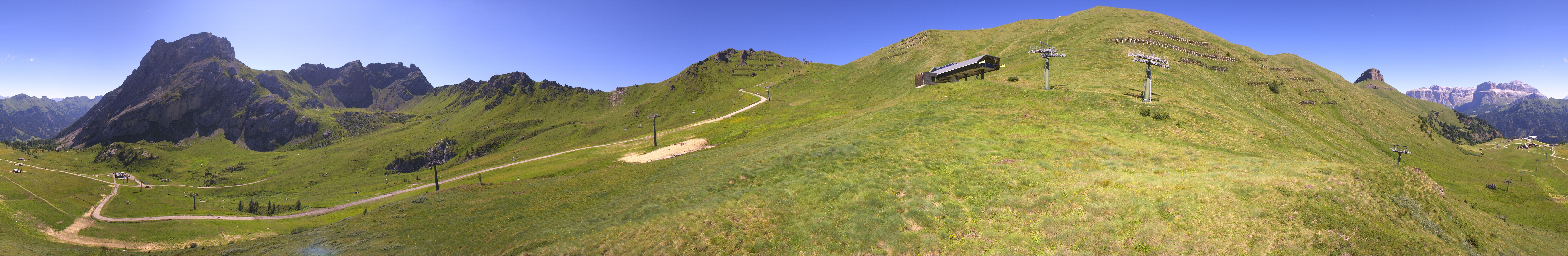 Archiv Foto Webcam Panorama Canazei - Ciampac, Fassatal