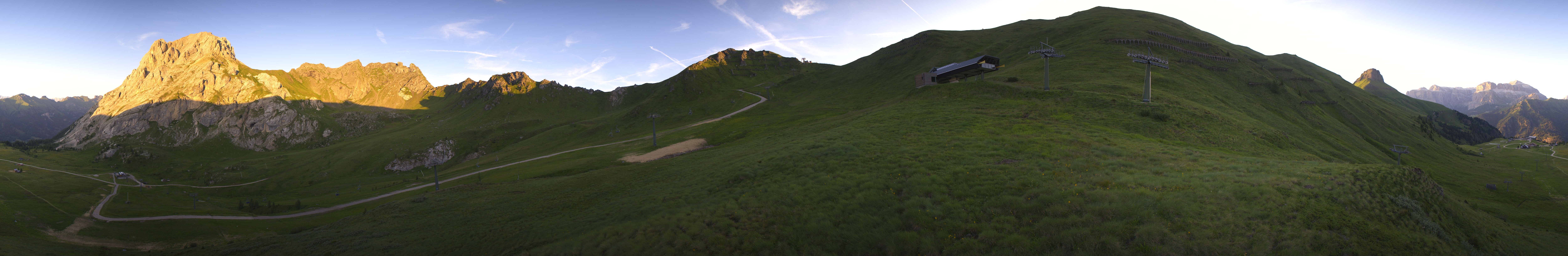 Archived image Webcam Panoramic view Fassa Valley