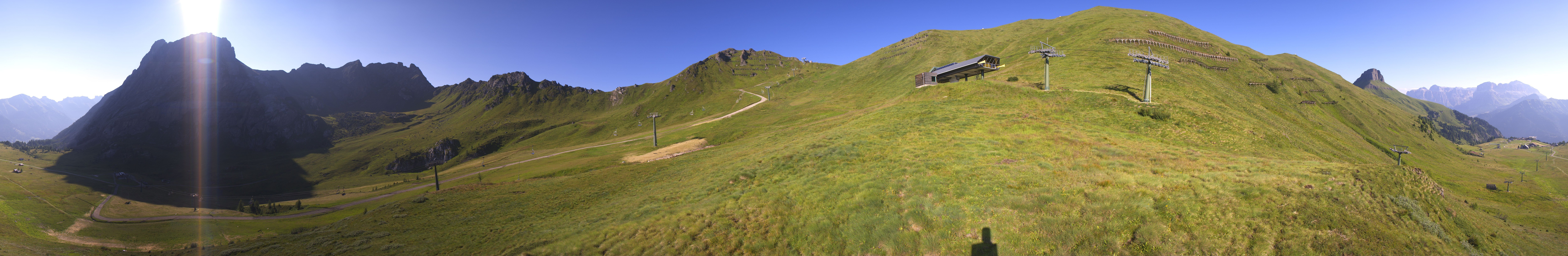 Archived image Webcam Panoramic view Fassa Valley