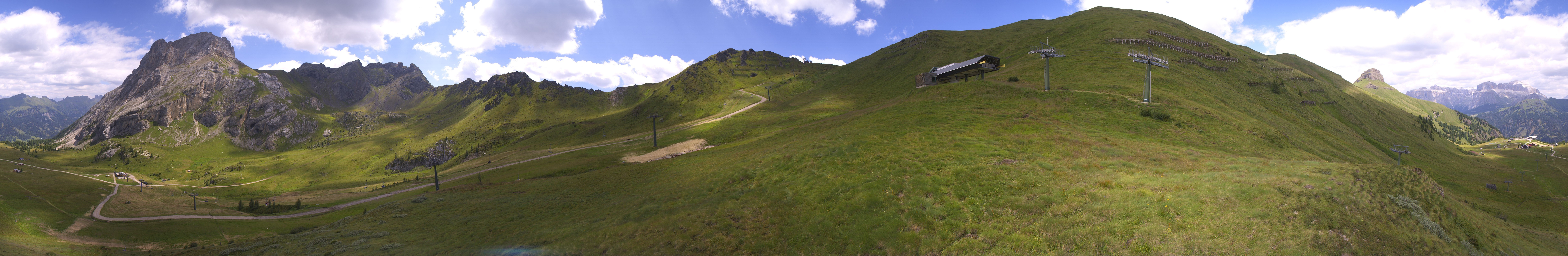 Archived image Webcam Panoramic view Fassa Valley