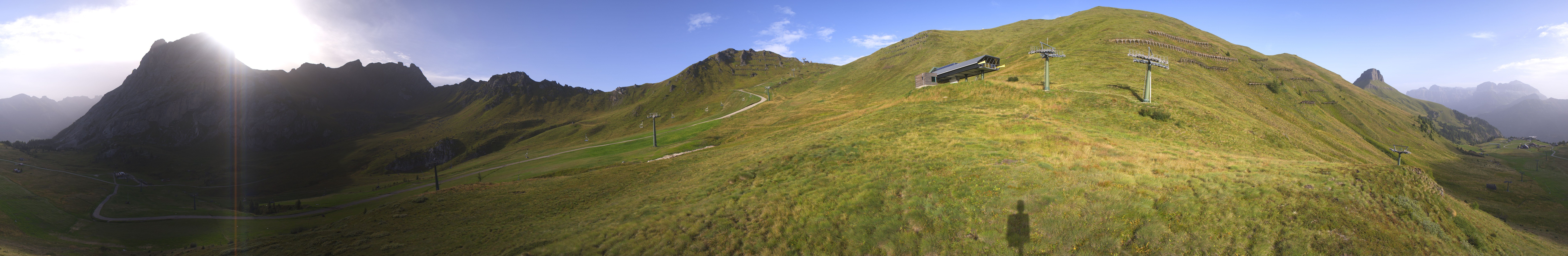 Archived image Webcam Panoramic view Fassa Valley