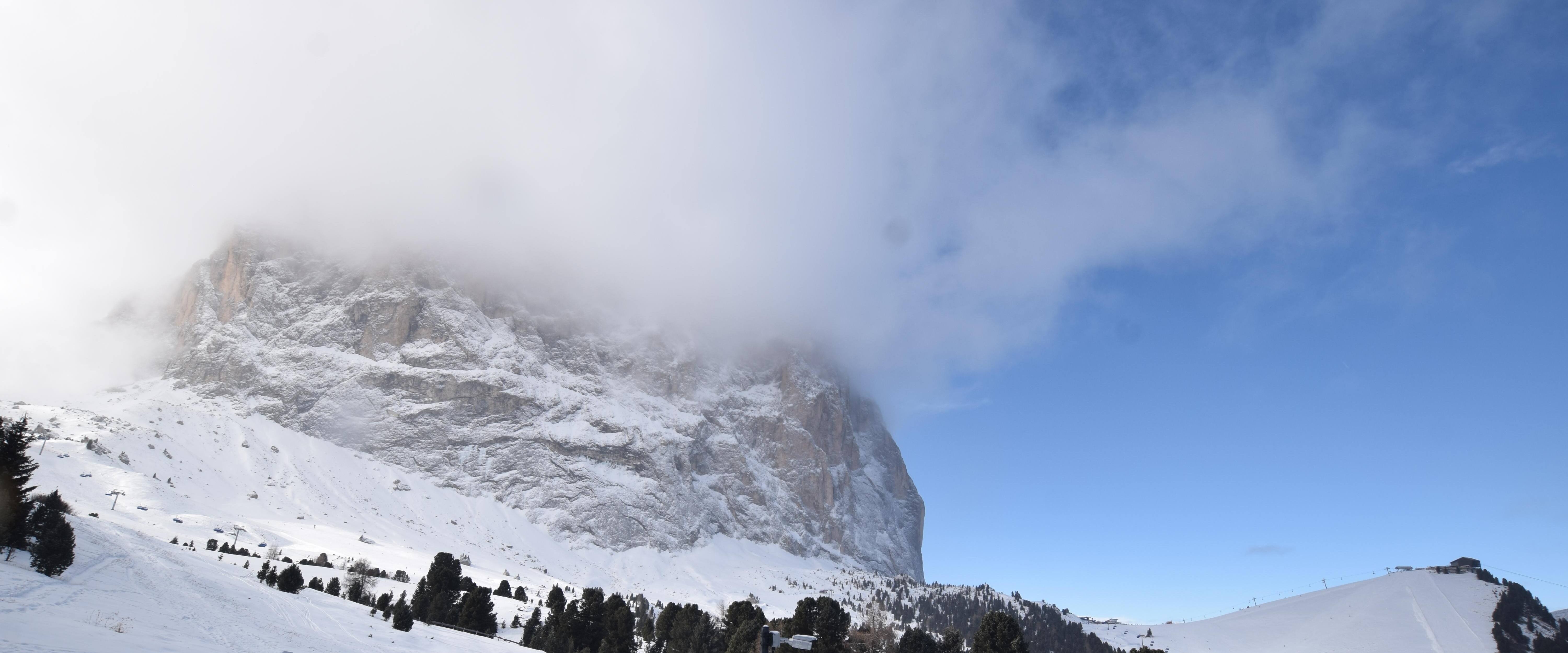 Archiv Foto Webcam Gipfel Langkofel, Berghotel Piz Seteur