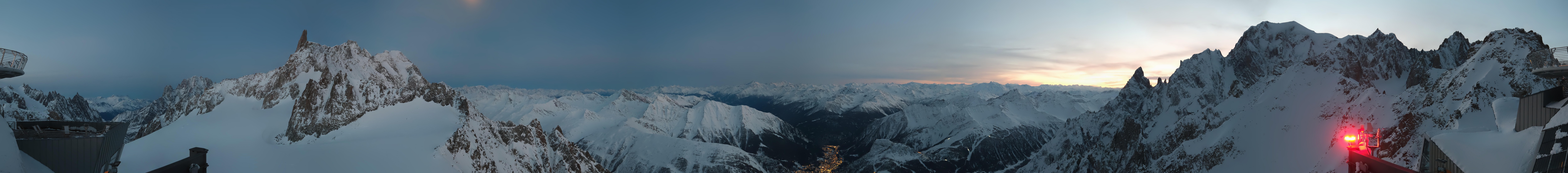 Archiv Foto Webcam Mont-Blanc-Gruppe Panorama