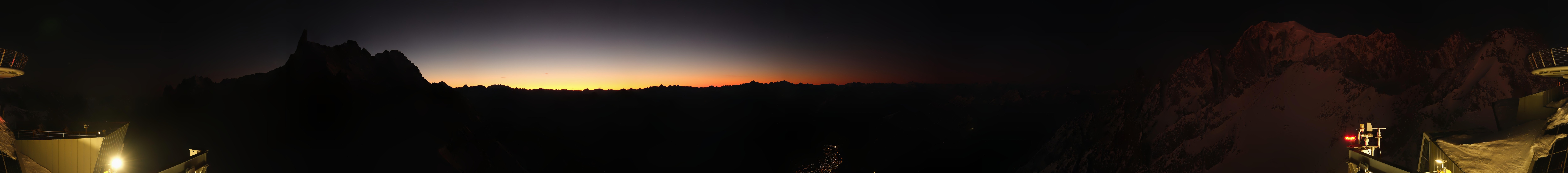Archived image Webcam Beautiful Mont Blanc Panorama