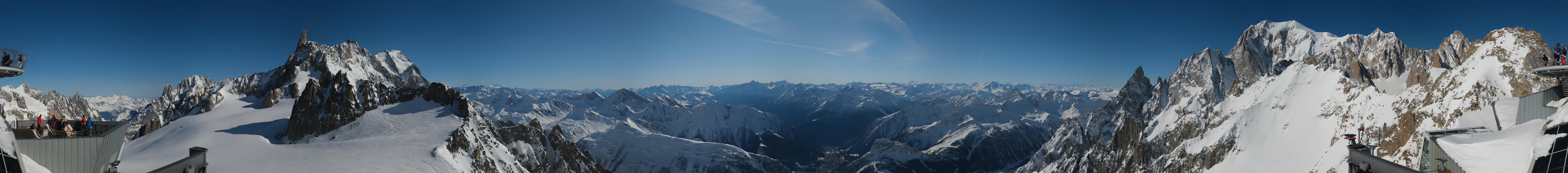 Archived image Webcam Beautiful Mont Blanc Panorama