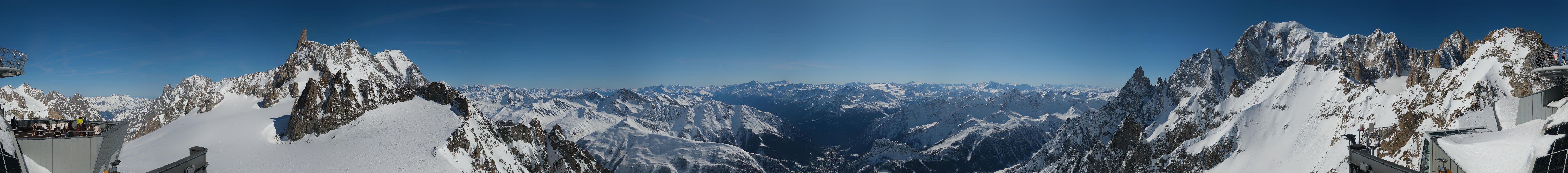 Archived image Webcam Beautiful Mont Blanc Panorama