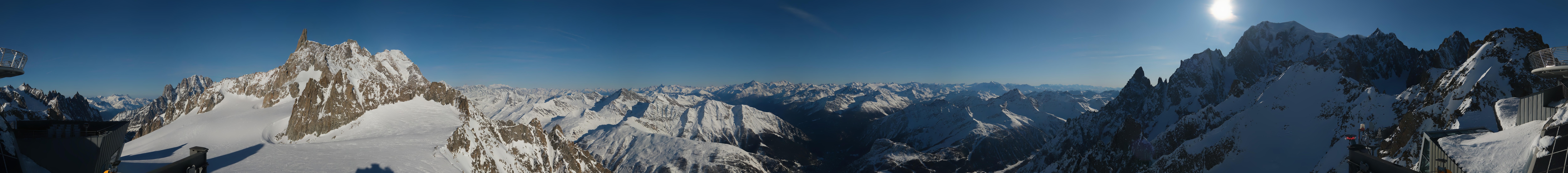 Archived image Webcam Beautiful Mont Blanc Panorama