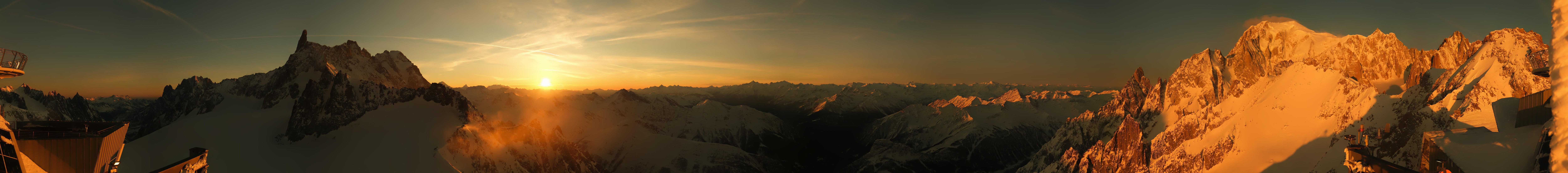 Archived image Webcam Beautiful Mont Blanc Panorama