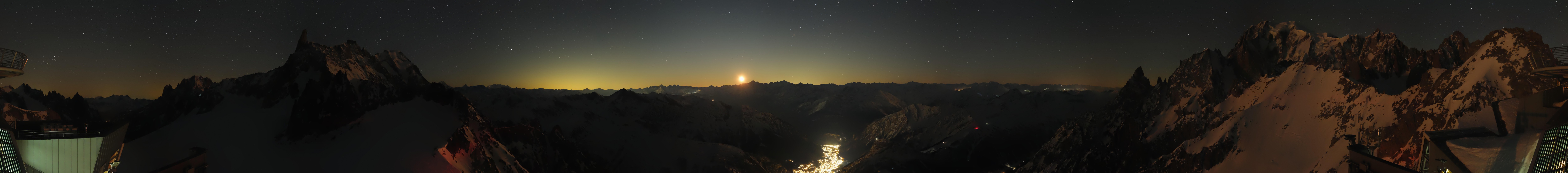 Archiv Foto Webcam Mont-Blanc-Gruppe Panorama