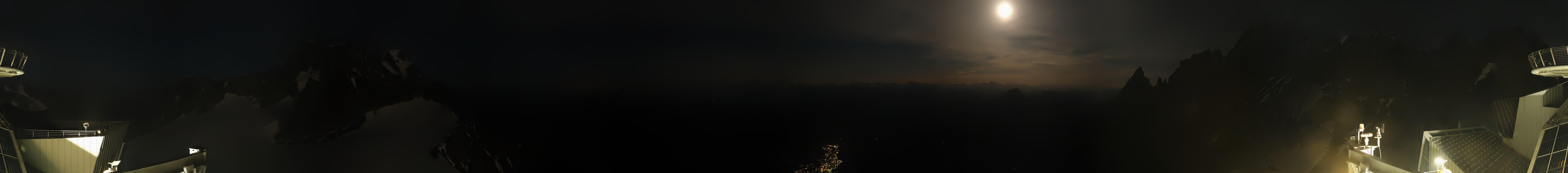 Archiv Foto Webcam Mont-Blanc-Gruppe Panorama