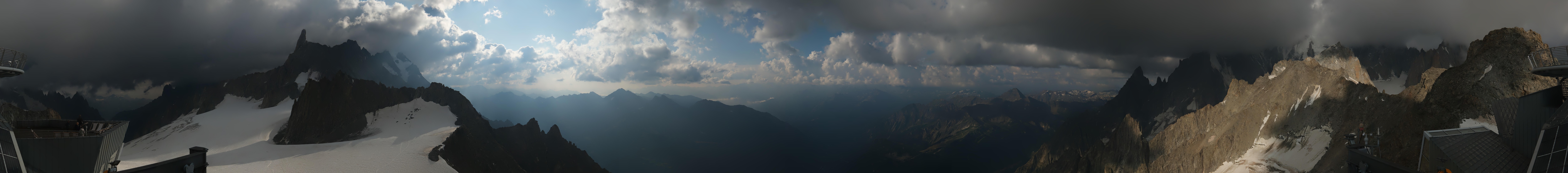 Archived image Webcam Beautiful Mont Blanc Panorama