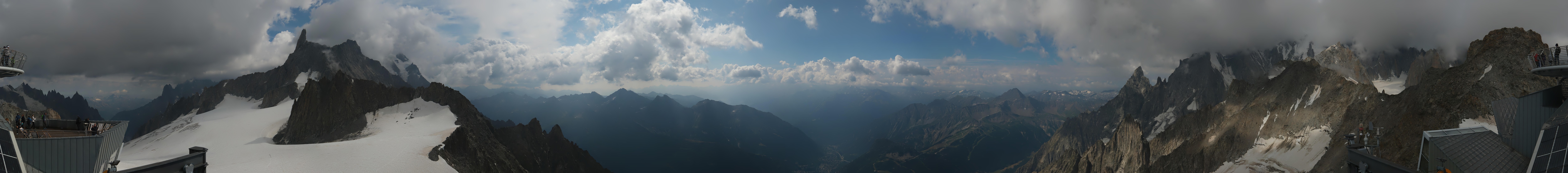 Archived image Webcam Beautiful Mont Blanc Panorama
