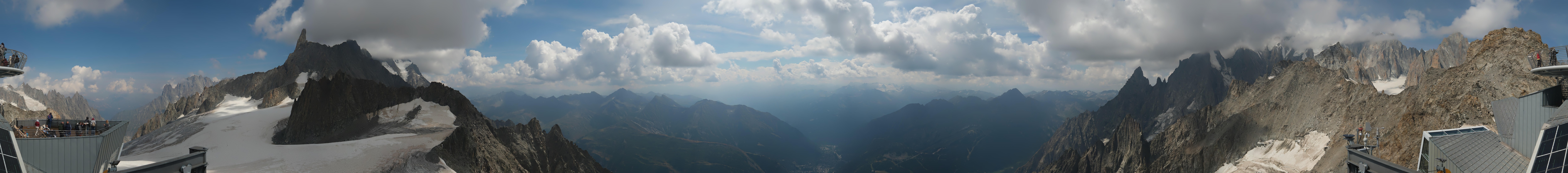 Archived image Webcam Beautiful Mont Blanc Panorama