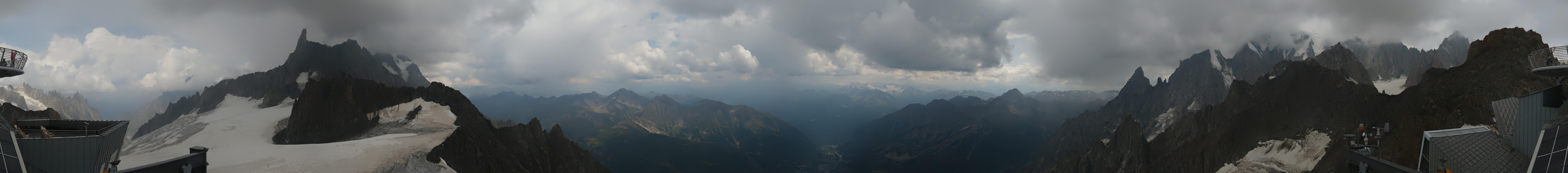 Archived image Webcam Beautiful Mont Blanc Panorama