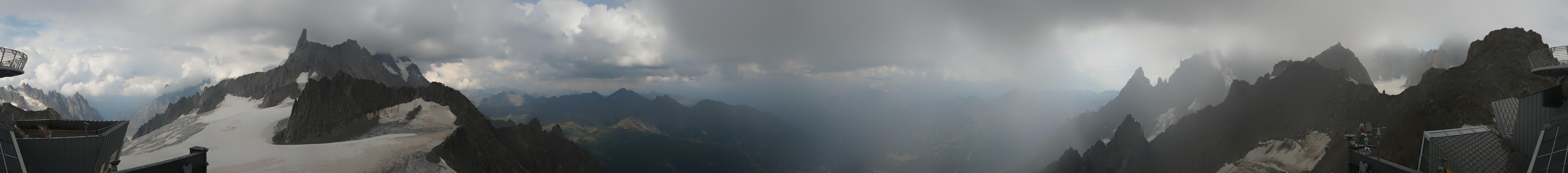 Archived image Webcam Beautiful Mont Blanc Panorama