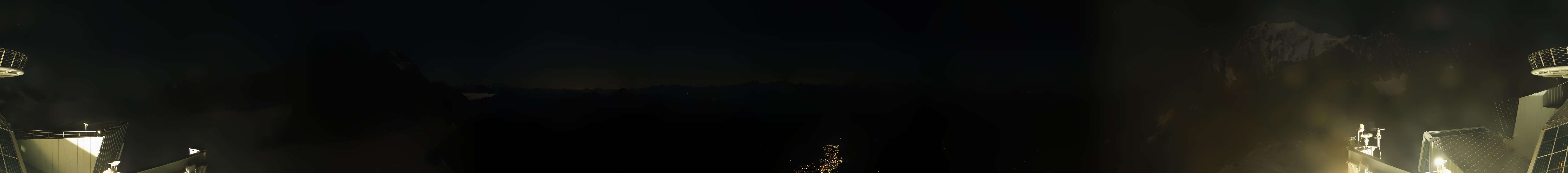 Archived image Webcam Beautiful Mont Blanc Panorama