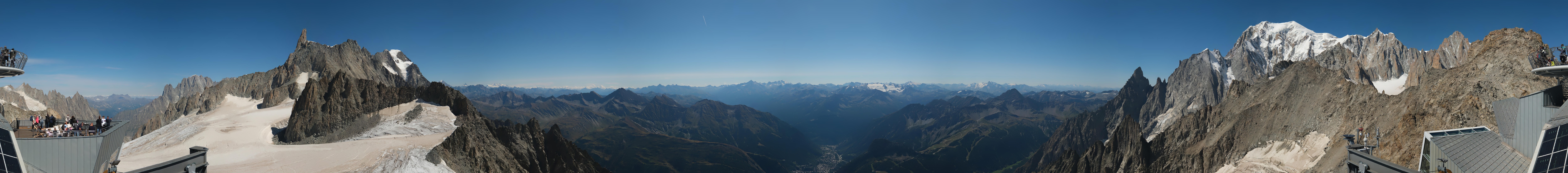 Archived image Webcam Beautiful Mont Blanc Panorama