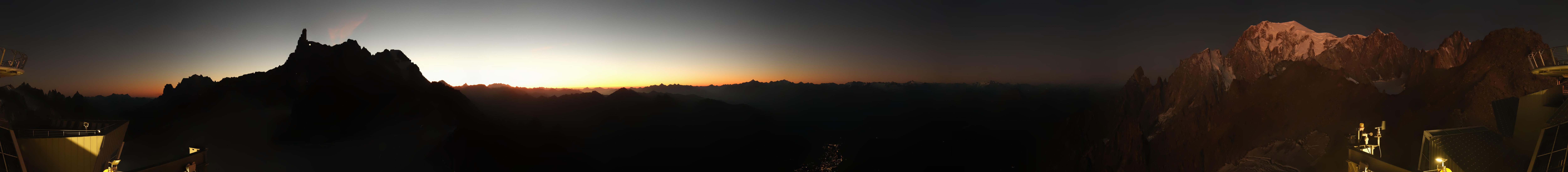 Archiv Foto Webcam Mont-Blanc-Gruppe Panorama
