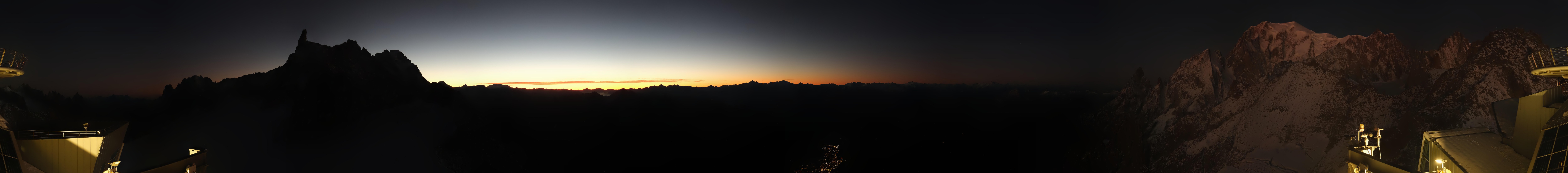 Archiv Foto Webcam Mont-Blanc-Gruppe Panorama