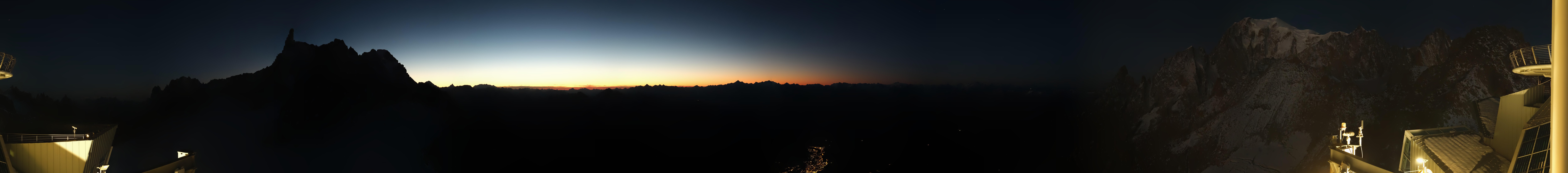 Archived image Webcam Beautiful Mont Blanc Panorama