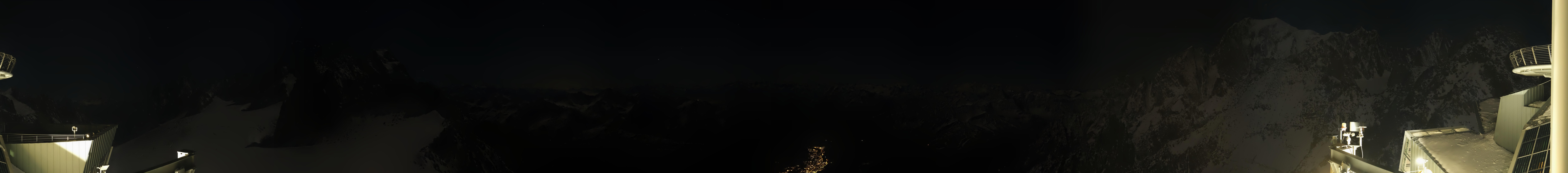 Archiv Foto Webcam Mont-Blanc-Gruppe Panorama