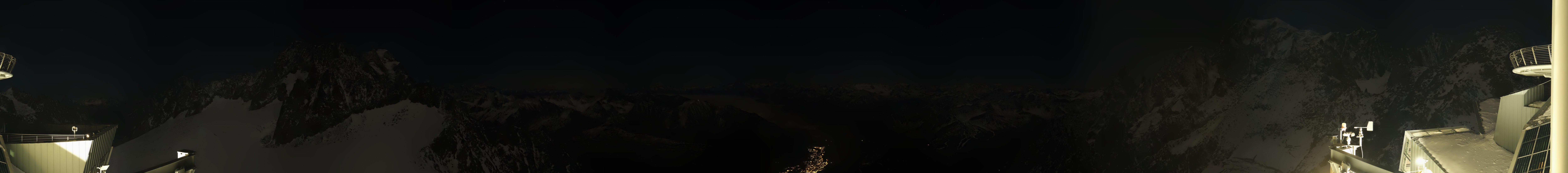 Archiv Foto Webcam Mont-Blanc-Gruppe Panorama