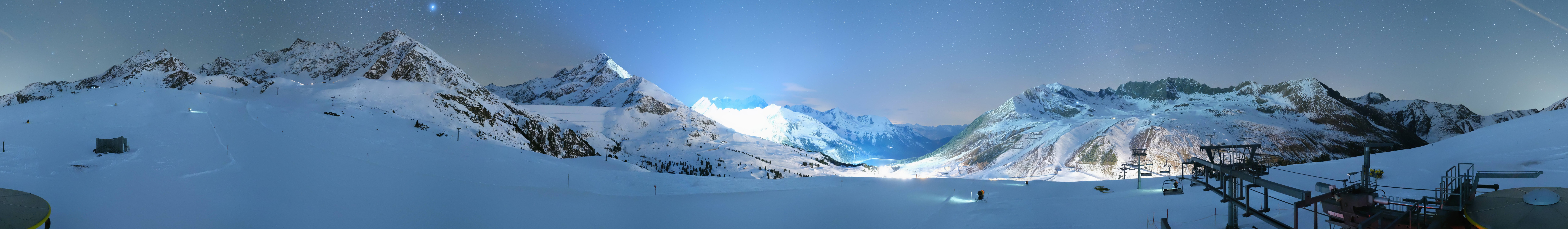 Archiv Foto Webcam Kühtai - Wiesbergbahn