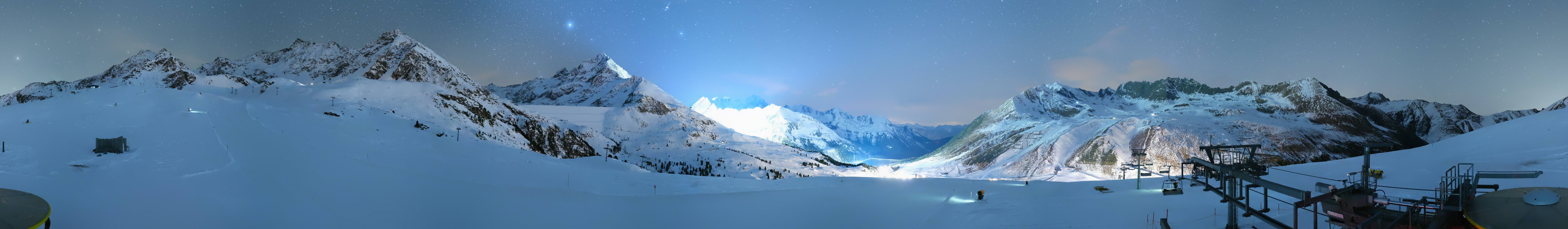 Archiv Foto Webcam Kühtai - Wiesbergbahn