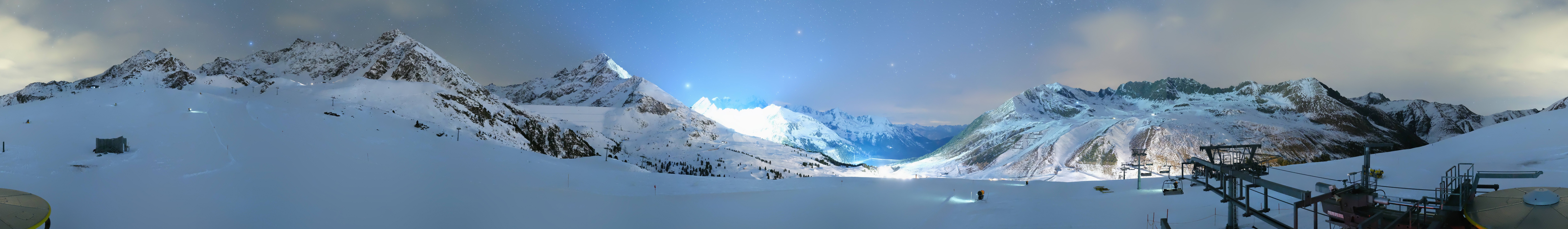 Archiv Foto Webcam Kühtai - Wiesbergbahn