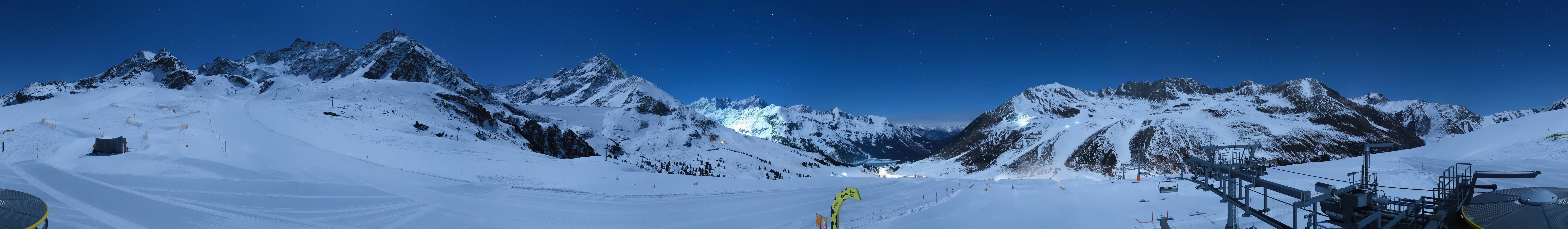 Archiv Foto Webcam Kühtai - Wiesbergbahn