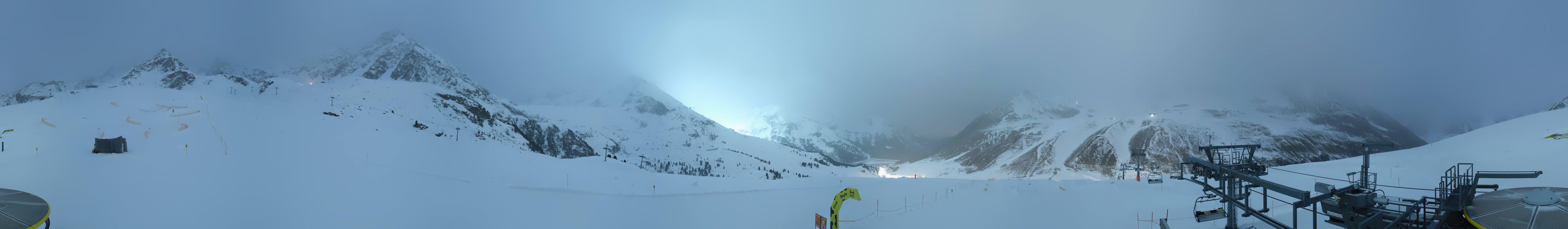 Archiv Foto Webcam Kühtai - Wiesbergbahn