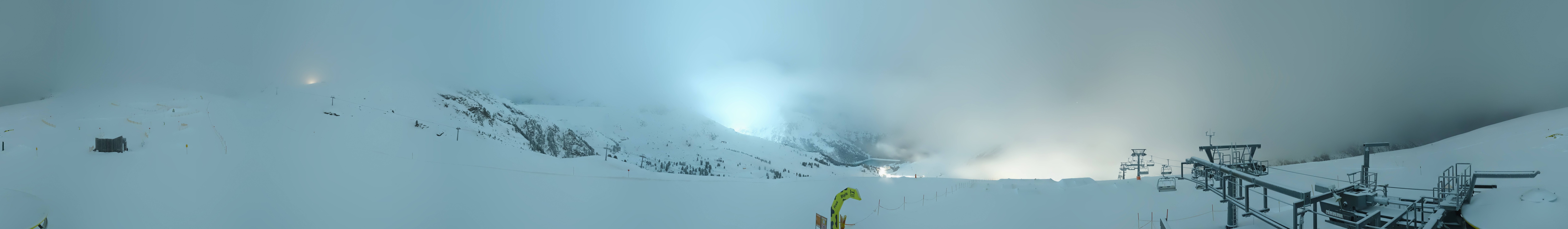 Archiv Foto Webcam Kühtai - Wiesbergbahn