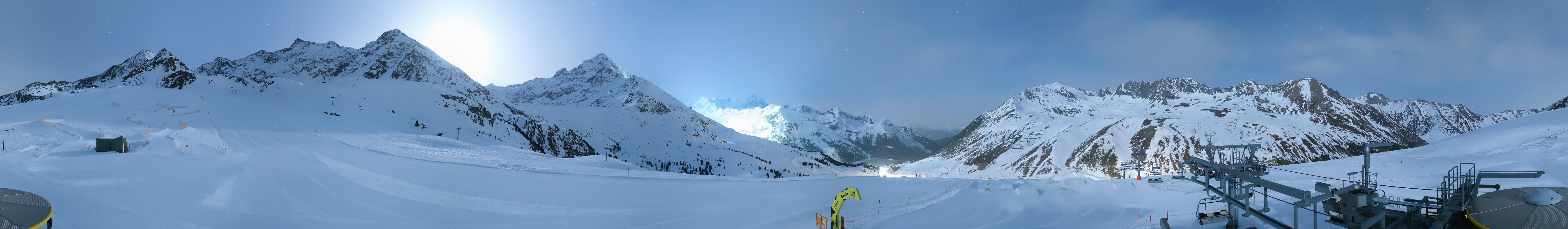 Archiv Foto Webcam Kühtai - Wiesbergbahn