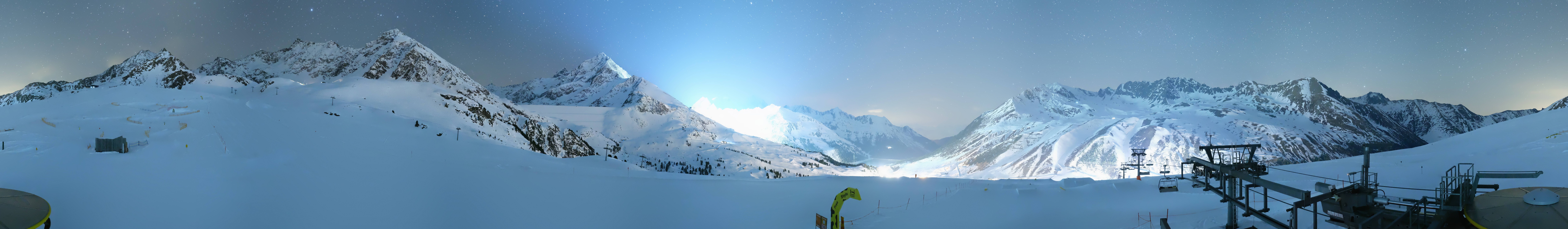 Archiv Foto Webcam Kühtai - Wiesbergbahn