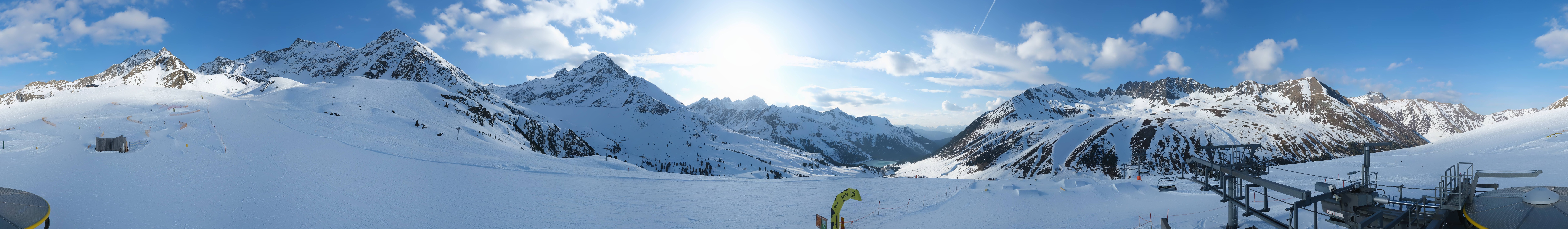 Archiv Foto Webcam Kühtai - Wiesbergbahn