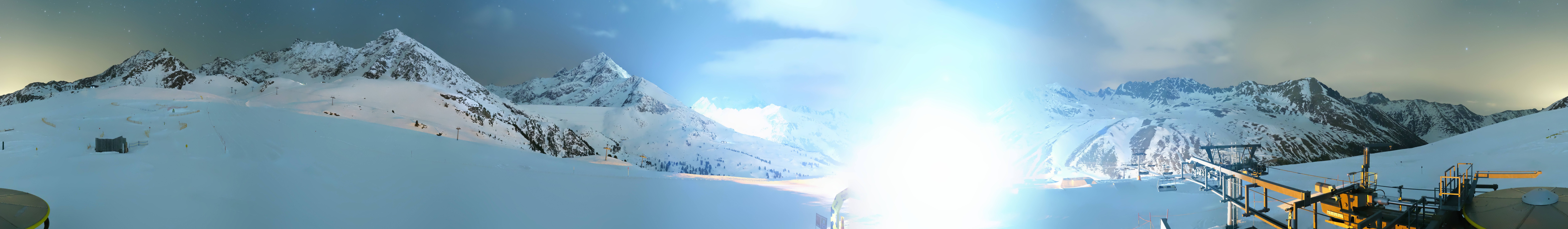 Archiv Foto Webcam Kühtai - Wiesbergbahn