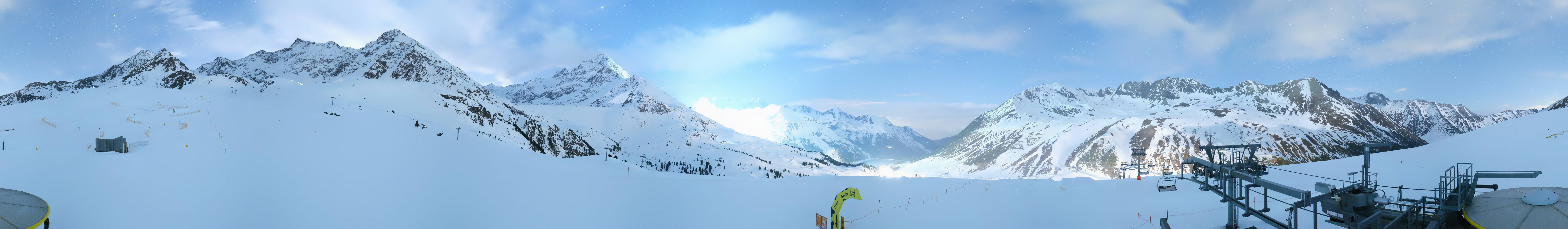 Archiv Foto Webcam Kühtai - Wiesbergbahn