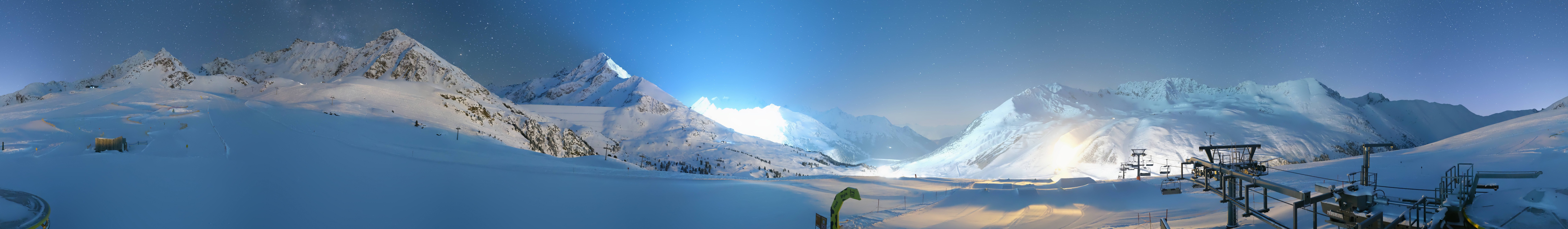 Archiv Foto Webcam Kühtai - Wiesbergbahn