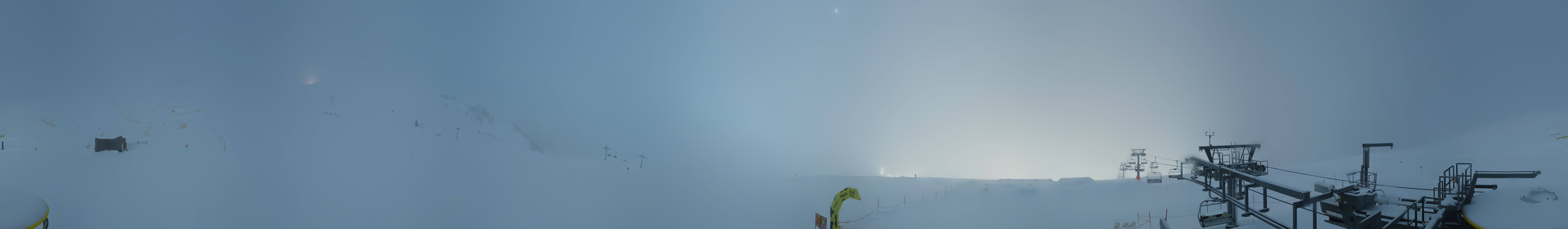 Archived image Webcam Kühtai - Chair lift Wiesbergbahn