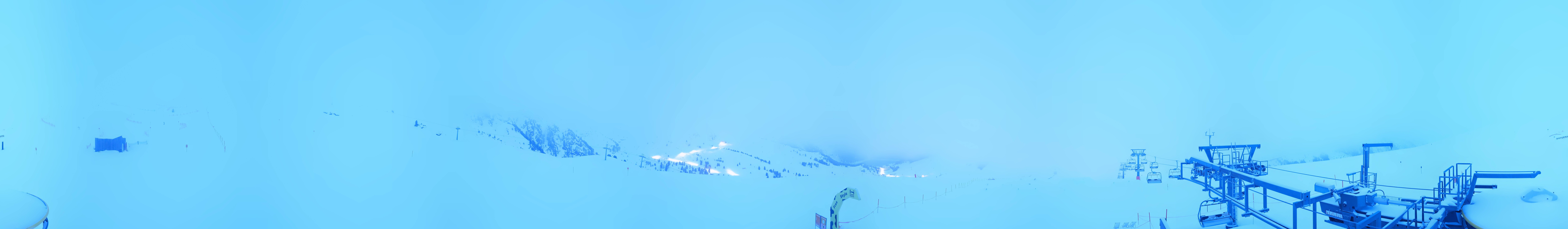 Archived image Webcam Kühtai - Chair lift Wiesbergbahn