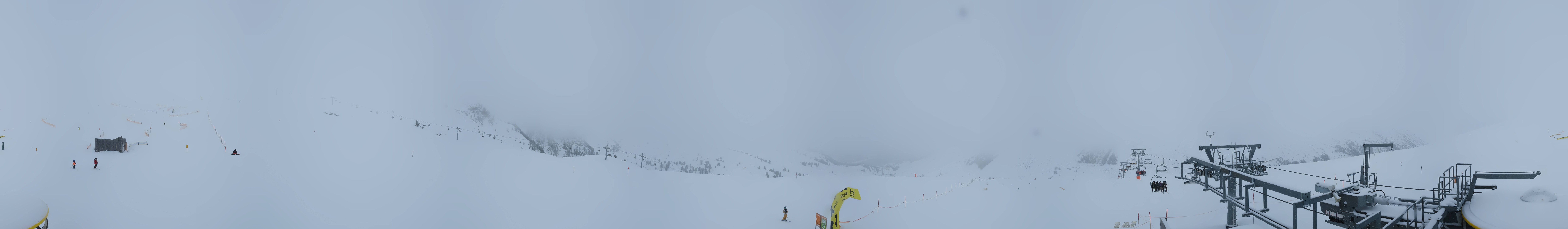 Archived image Webcam Kühtai - Chair lift Wiesbergbahn