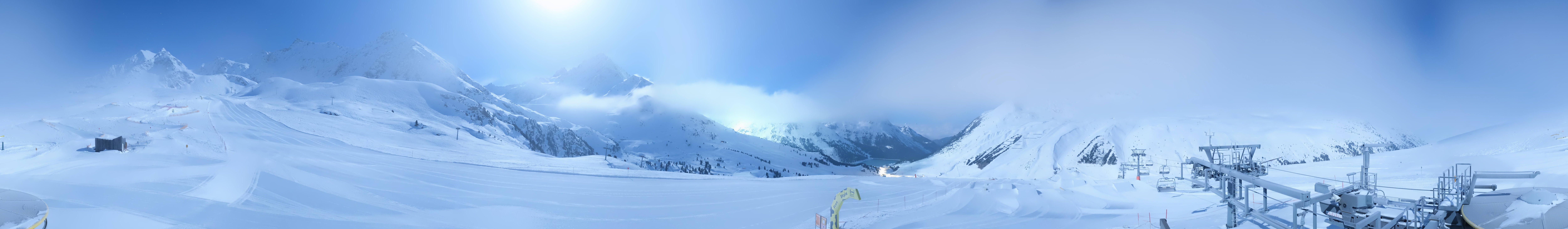 Archiv Foto Webcam Kühtai - Wiesbergbahn