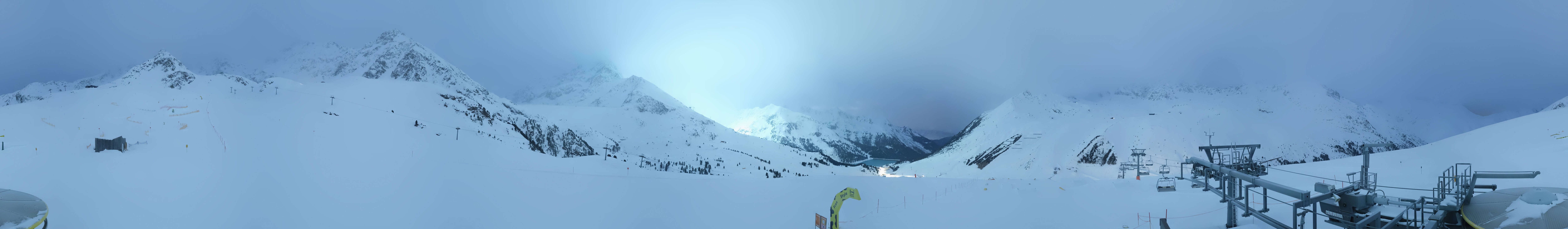 Archiv Foto Webcam Kühtai - Wiesbergbahn