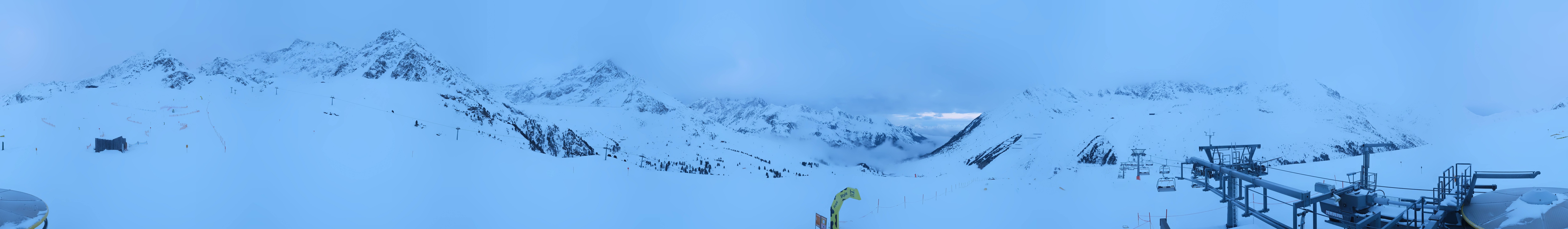 Archiv Foto Webcam Kühtai - Wiesbergbahn