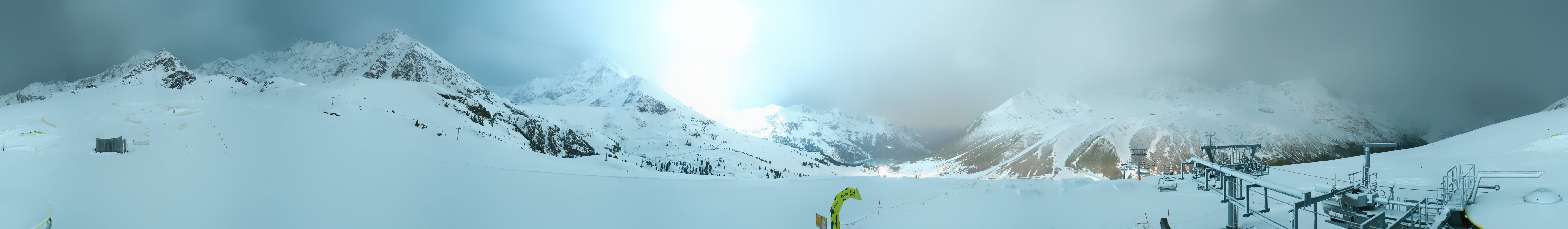 Archiv Foto Webcam Kühtai - Wiesbergbahn